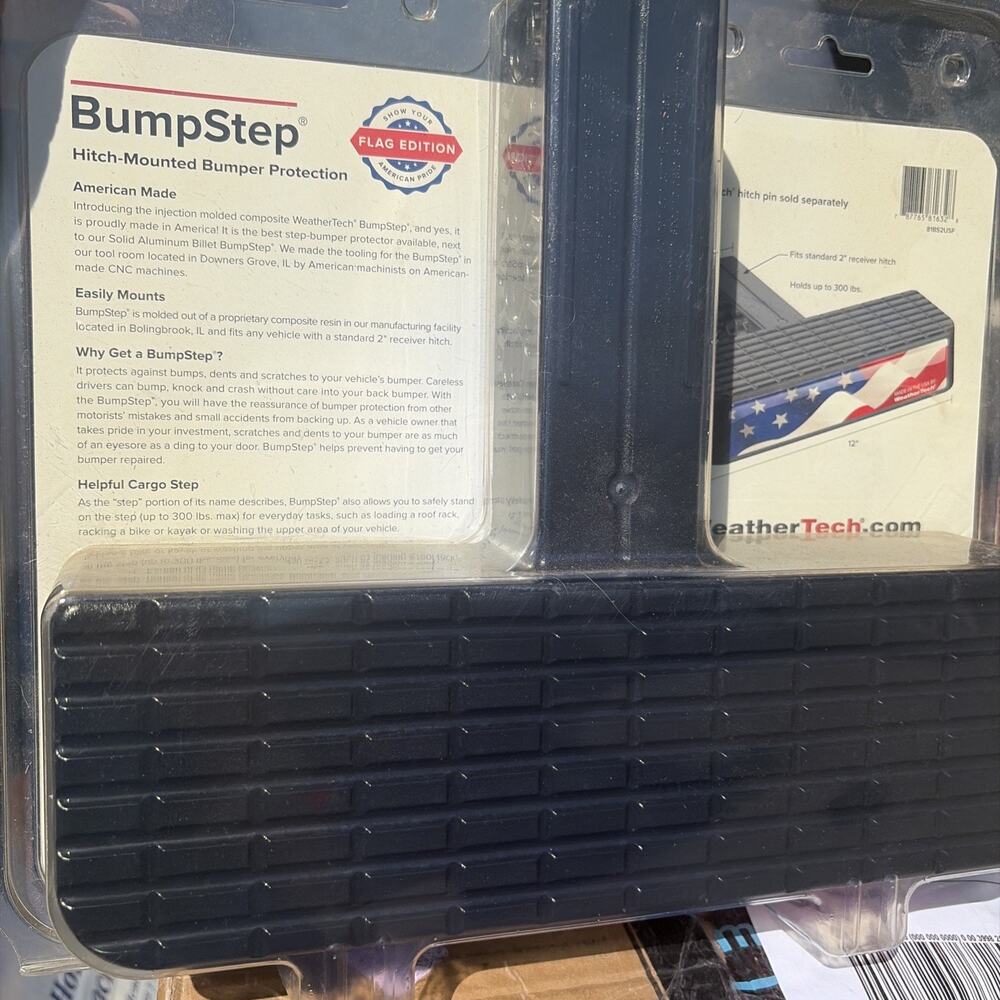 WeatherTech BumpStep 81BS2-USF Hitch Mounted Step & Bumper Protection, Hitch Pin - Picture 4 of 7